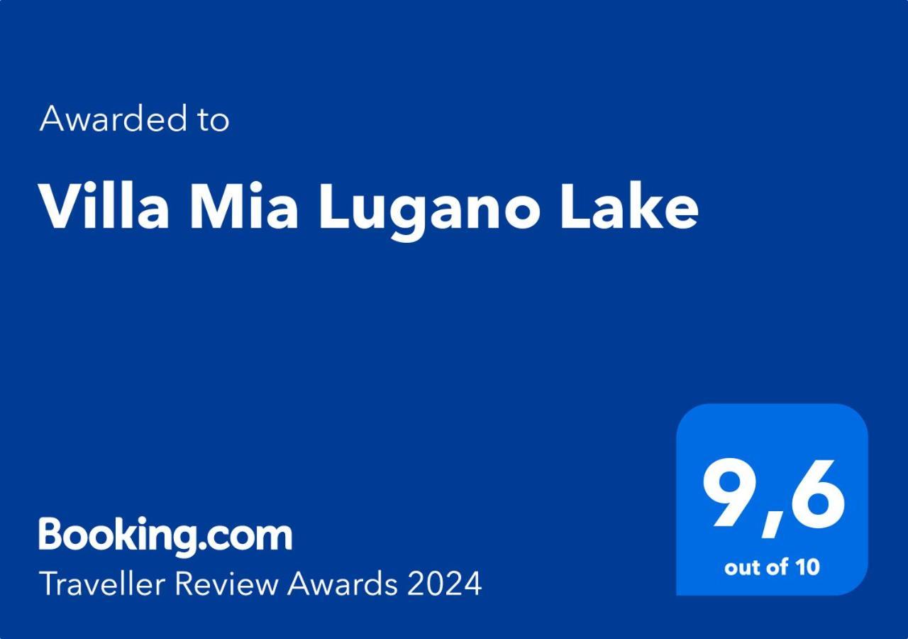 Villa Mia Lugano Lake Brusimpiano Kültér fotó